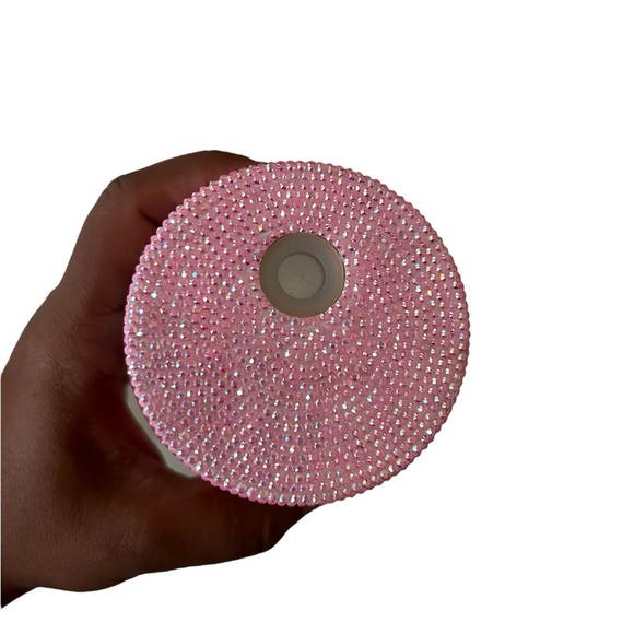 Rhinestone Lids for Glass cups handcrafted - Picture 2 of 9